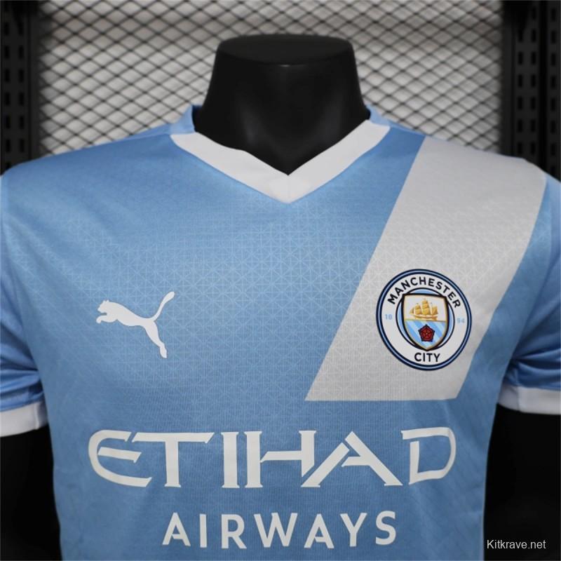 25/26 Player Version Manchester City Home Jersey