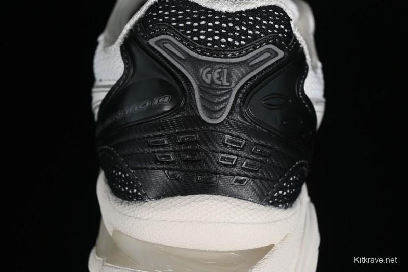 Asics Gel-Kayano 14 Running Shoes with 3D Visible GEL Cushioning and FF BLAST PLUS Midsole - 1201A922-100