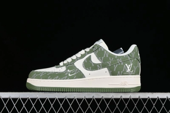 Nike Air Force 1 '07 Low LV Collaboration - Lotus Green Casual Sneakers - HD1968-029