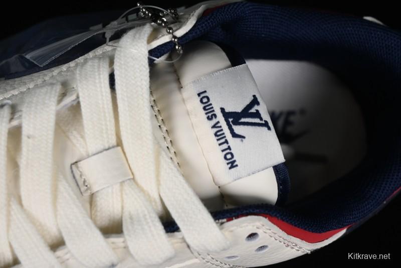 Nike SB Dunk Low LV Collaboration Anniversary High-End Custom Low-Top Casual Sneakers - XX2025-313