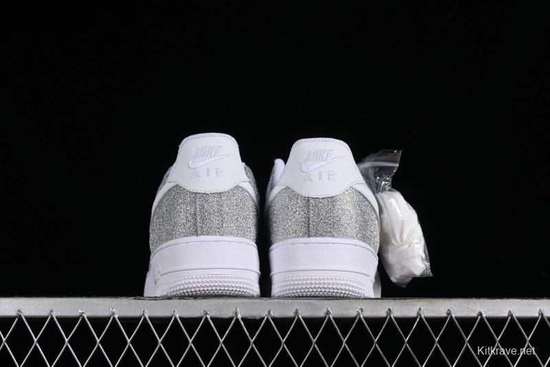 Nike Air Force 1 '07 Low White Starry Sneakers Casual Shoes - CW2288-015