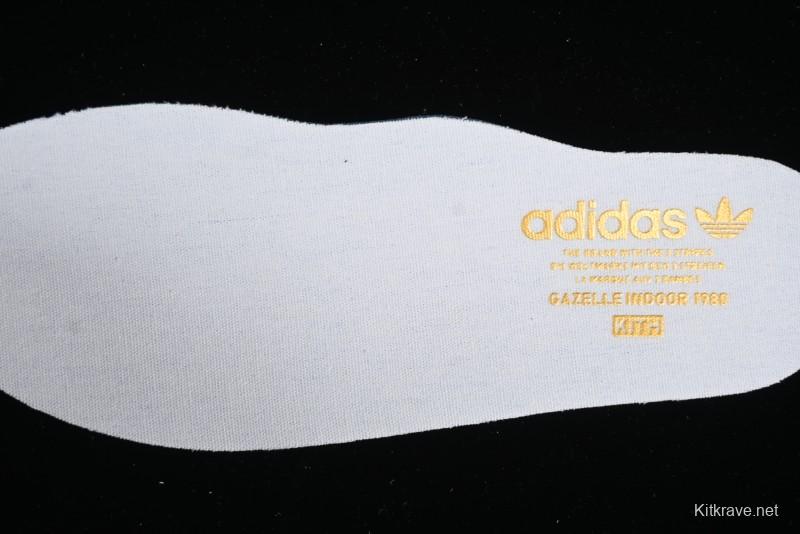 Adidas Originals Gazelle Indoor Kith Retro Casual Slip-Resistant Wear-Resistant Low-Top Sneakers - IH0120