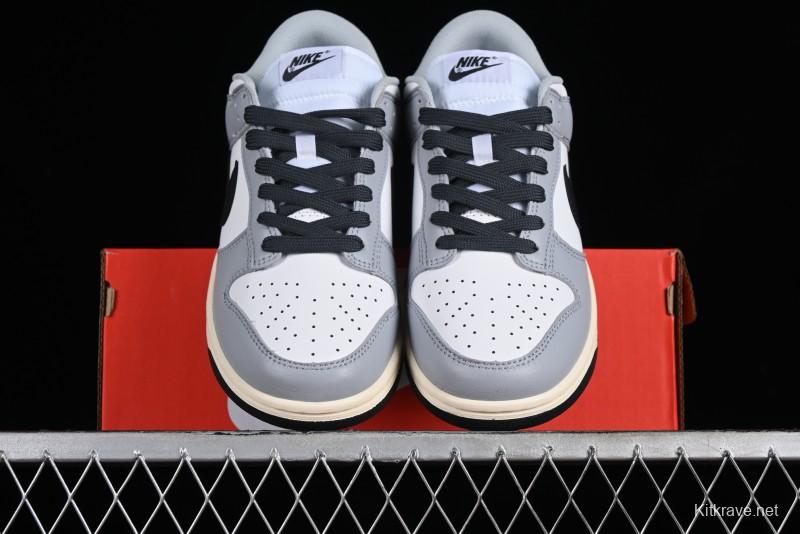 Nike Dunk Low SB Light Smoke Grey White Grey Casual Skate Shoes - DD1503-117