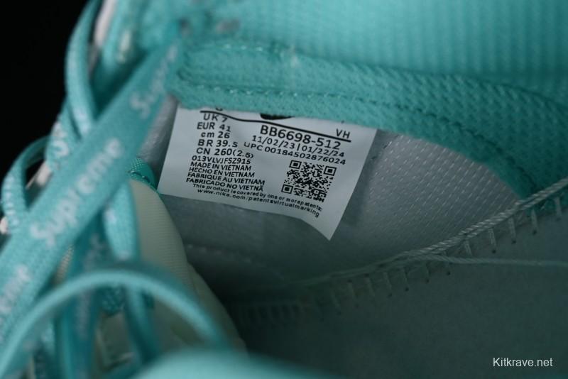 Nike SB Dunk Low Supreme Collaboration - Wheat Green Canvas Anniversary High-End Custom Low-Top Casual Skate Shoes - BB6698-512