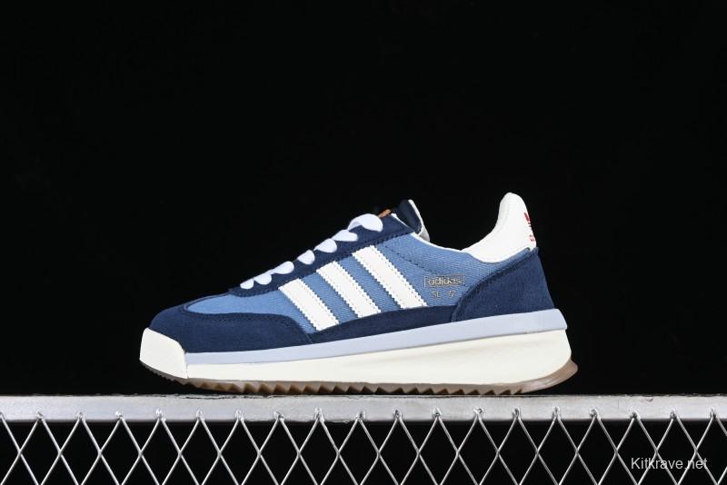 Adidas Originals SL 72 Retro Running Shoes with Nylon Upper and Rubber Outsole - JI2506