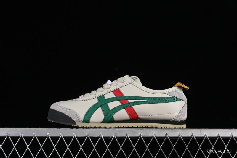 Onitsuka Tiger Mexico 66 Low-Top Leather Running Shoes - 1183C102-201