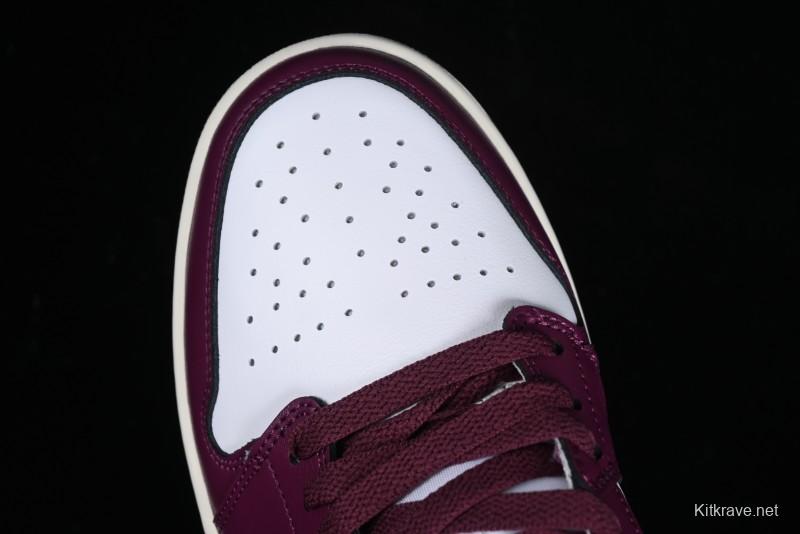 Nike Air Jordan 1 Low AJ1 White Rose Pink Low Top Casual Sneakers DC0774-161