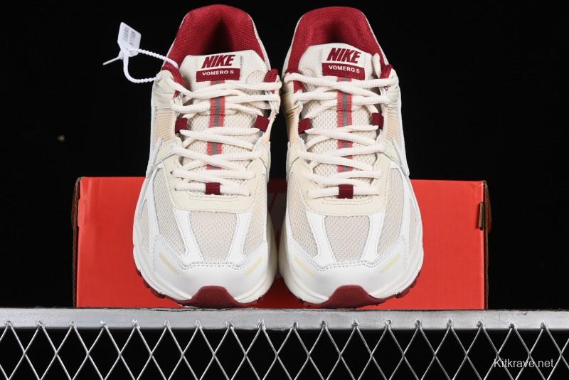 Nike Zoom Vomero 5 Retro Casual Running Shoes with EVA Midsole Cushion - HF0737-111