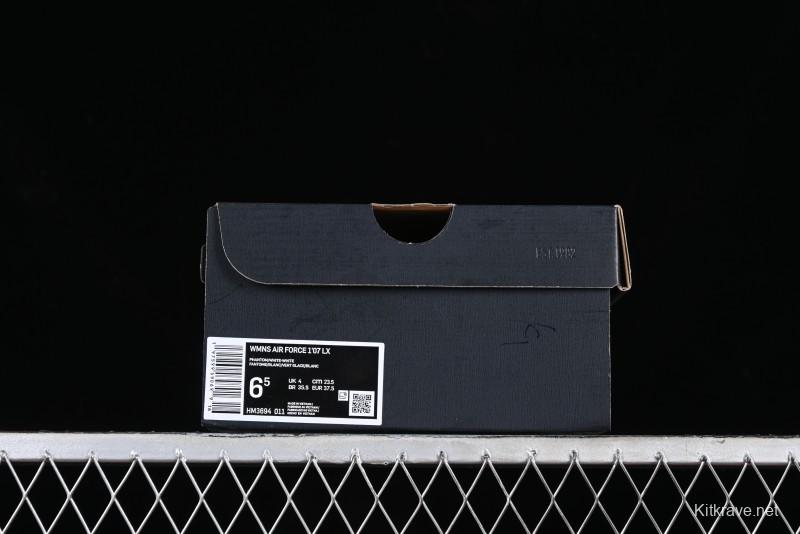 Nike Air Force 1 '07 Low Grey White Pink Casual Sneakers - HM3694-011