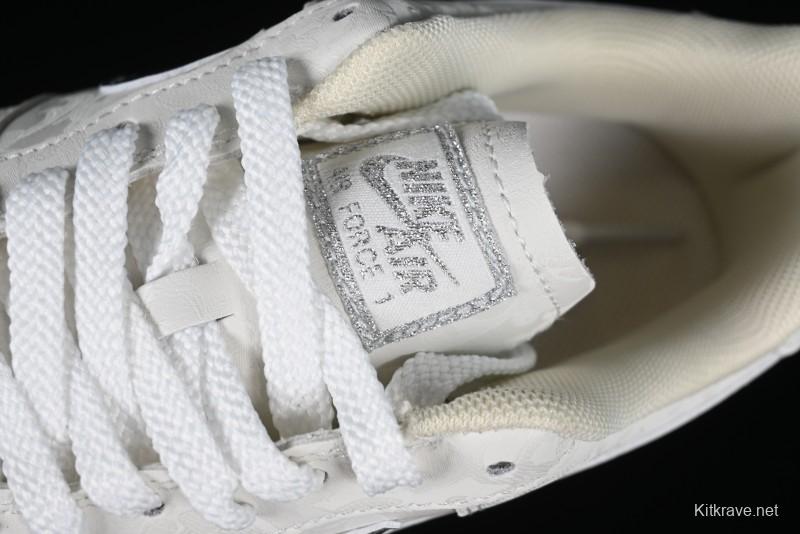 Nike Air Force 1 '07 Low Custom Traditional Chinese Brocade Casual Sneakers - AF2406-110