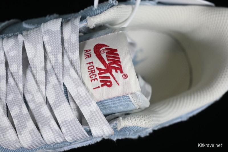 Levi's x Nike Air Force 1 '07 Low Denim Casual Sneakers - CH2211-168