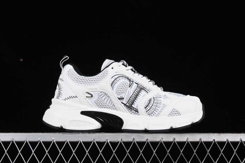 Dior Chrono Round Toe Lace-Up Lifestyle Casual Running Shoes - 59K GREY