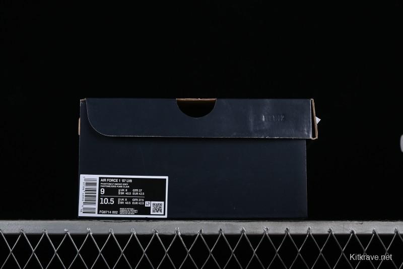 Nike Air Force 1 '07 Low Casual Sneakers with Full-Length Air Cushion - FQ8714-002