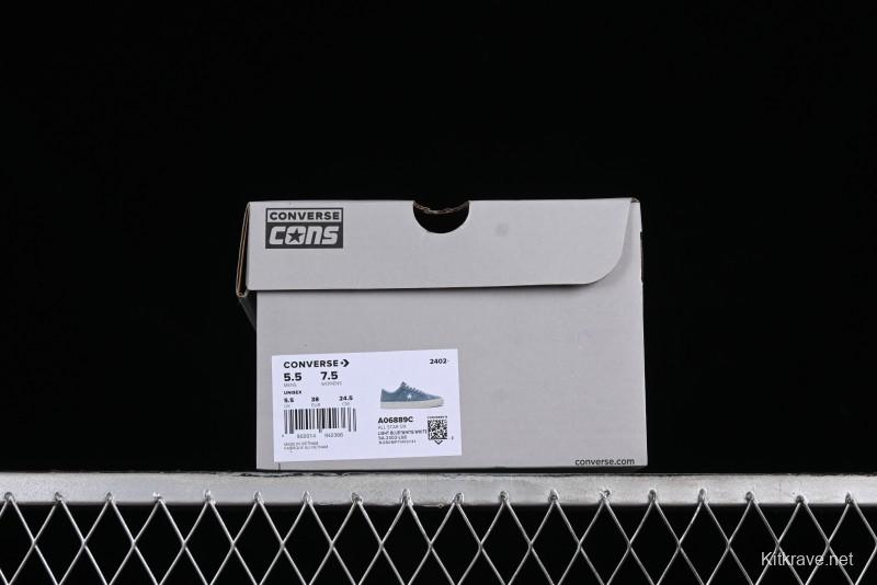 Converse One Star Pro Retro Skate Shoes in Grey Blue - A06889C