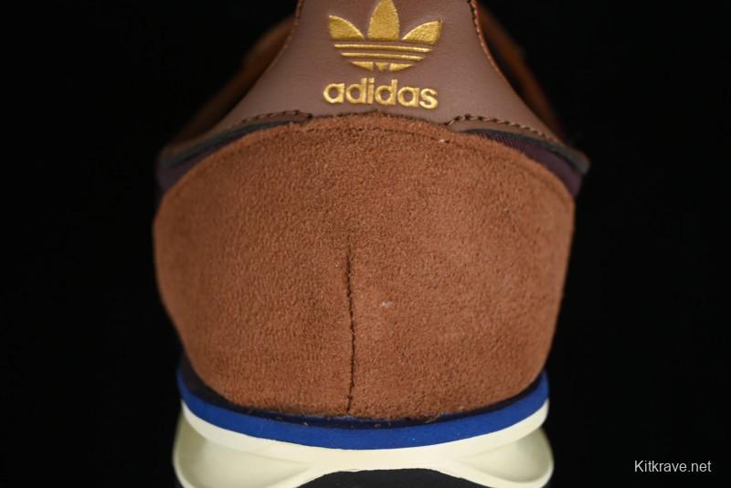 Adidas Originals SL 72 Retro Running Shoes with Nylon Upper and Suede Accents - IE3425