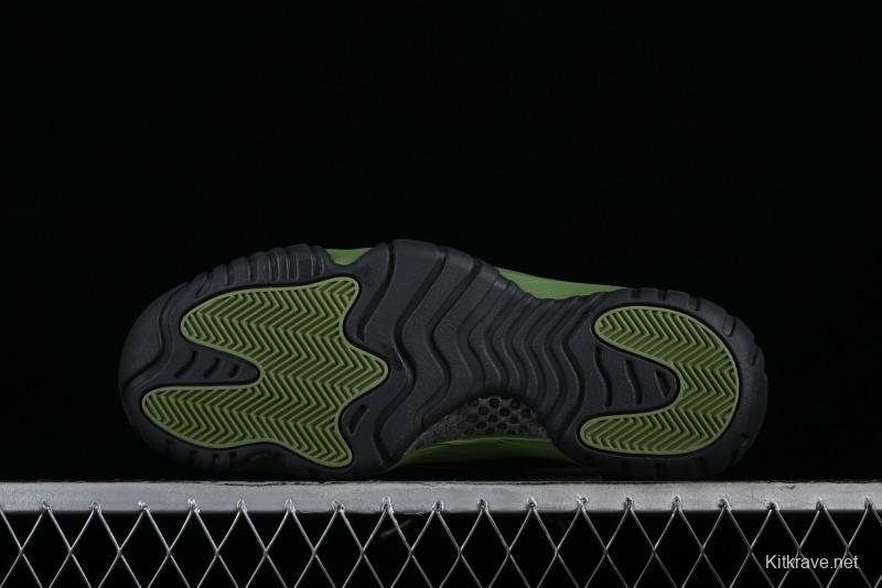 Nike Air Jordan 11 Retro High Top Basketball Shoes in Black Green - CT8012-300