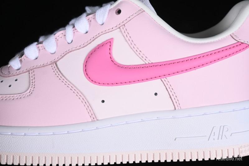 Nike Air Force 1 '07 Low White Pink Casual Sneakers - HM3696-661