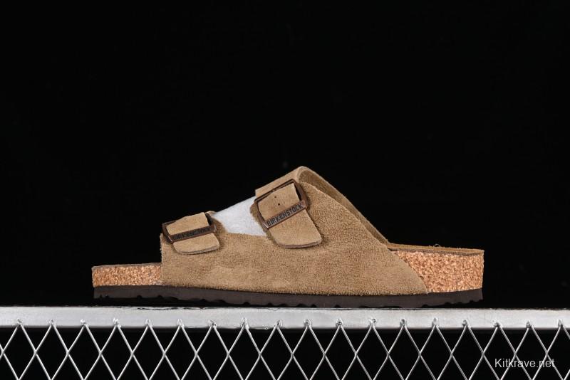 Birkenstock Birkenstock Sandals Series Soft Suede Leather with Lambswool Insole and Cork Midsole - G.D4