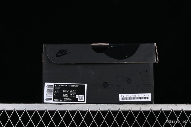 Nike ACG Mountain Fly 2 Low SP Outdoor Hiking Shoes with GORE-TEX and React Foam - FZ3311-001