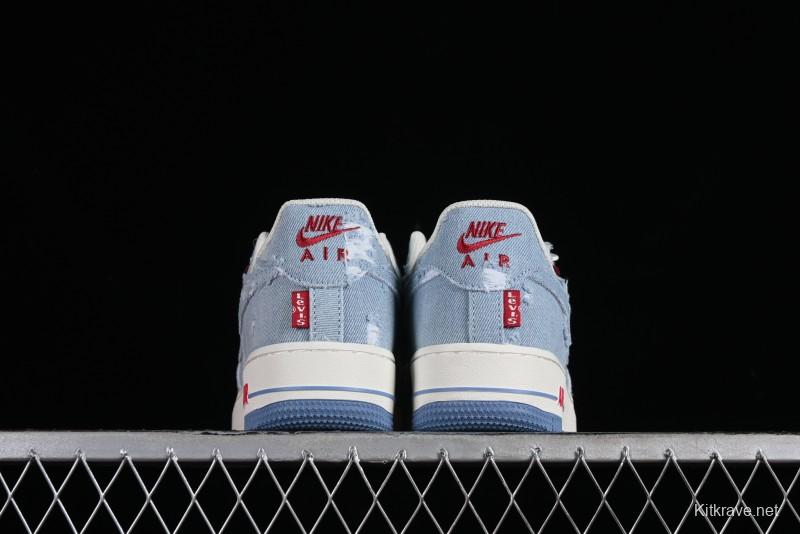 Levi's x Nike Air Force 1 '07 Low Denim Casual Sneakers - CH2211-168