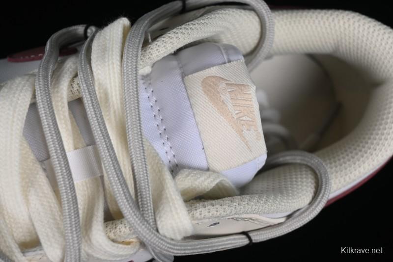 Nike Dunk Low Next Nature SB Lace-Up Low-Top Casual Sneakers in Cream Dark Brown - DD1873-103