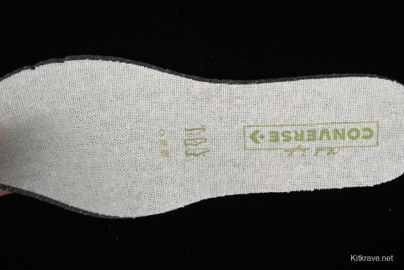 Converse Chuck 70 High Top Casual Canvas Sneakers with Light Beige Upper and Avocado Green Accents - A08530C