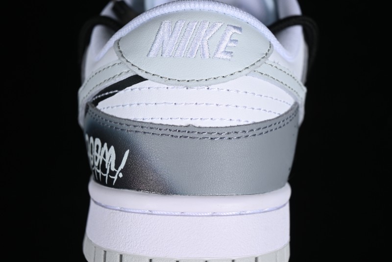 Nike Dunk Low SB Graffiti Halloween Cross Distressed Gradient Lace-Up Casual Skate Shoes - DV0831-101