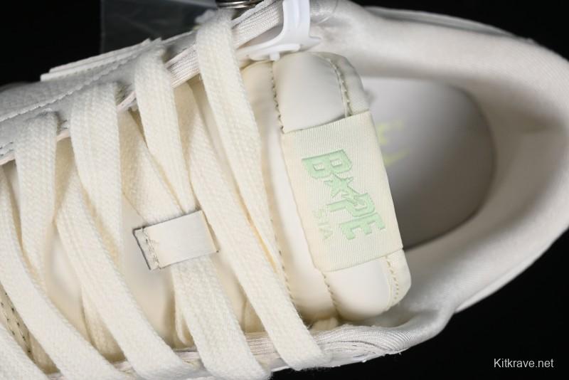 Nike SB Dunk Low Bape Collaboration - Apple Green Anniversary High-End Custom Low-Top Casual Skate Shoes - CF3688-010