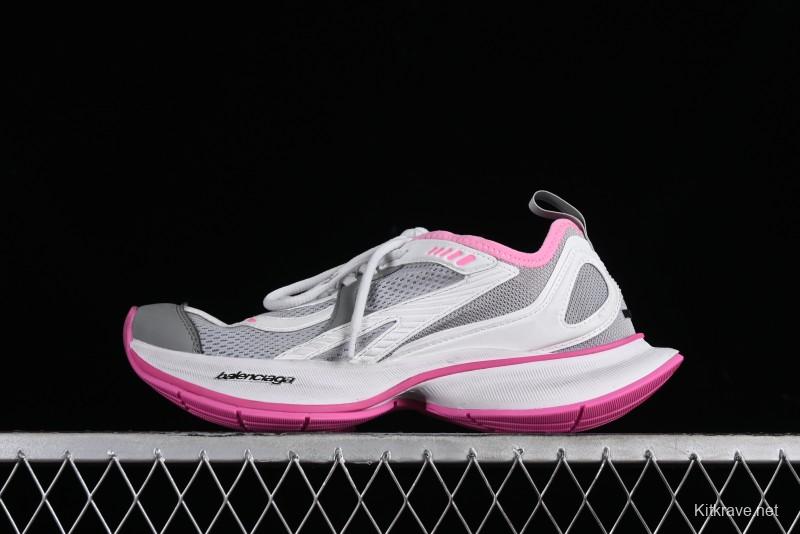 Balenciaga Circuit Lightweight Distressed Print Round Toe Fashion Casual Sneakers - WFLGY1950