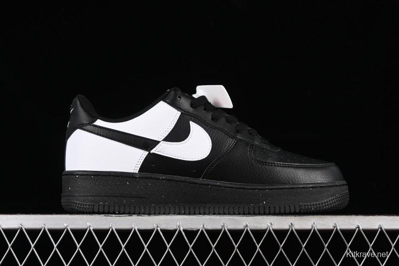Nike Air Force 1 '07 Low Casual Sneakers with Broken Swoosh Design - HF9096-001