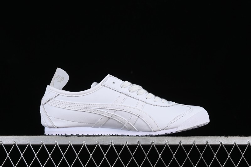 Onitsuka Tiger Mexico 66 Low-Top Leather Sneakers for Casual Running - 1183A844-100