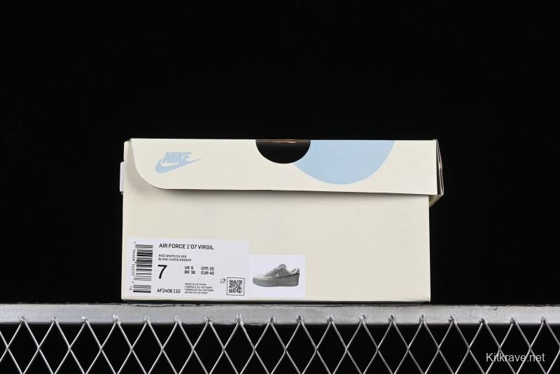 Nike Air Force 1 '07 Low Custom Traditional Chinese Brocade Casual Sneakers - AF2406-110