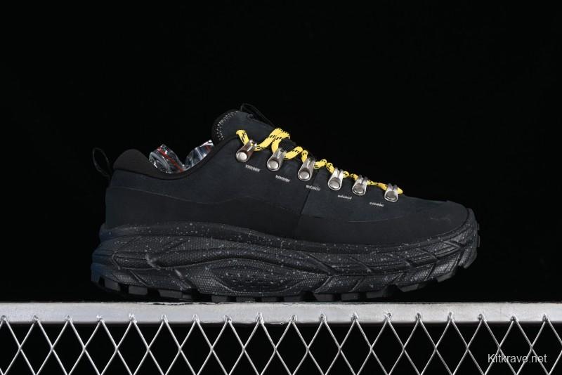 HOKA ONE ONE Tor Summit Low-Top Running Shoes with Geometric Cushioning for Stability and Traction - 1147952 BBLC