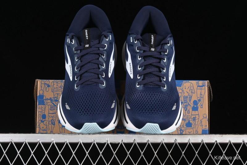 Brooks Ghost 15 Running Shoes with DNA LOFT V2 Cushioning and Breathable Air Mesh - 1203802A450