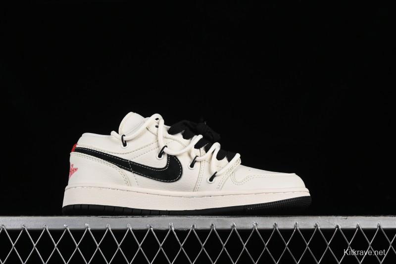 Nike Air Jordan 1 Low AJ1 Retro Basketball Shoes Comme des Garcons Collaboration - SJ9950-014