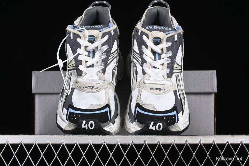 Balenciaga Runner Kith Four Color Retro Casual Shoes - W3RMU0150