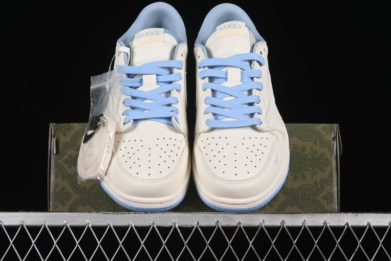 Nike Travis Scott x Fragment Design x Air Jordan 1 Low OG SP AJ1 Low Top Casual Sneakers - DM6688-608