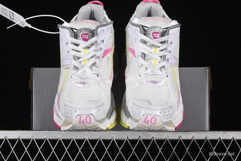 Balenciaga Runner Kith Four Color Retro Casual Sneakers - W3RMU9517