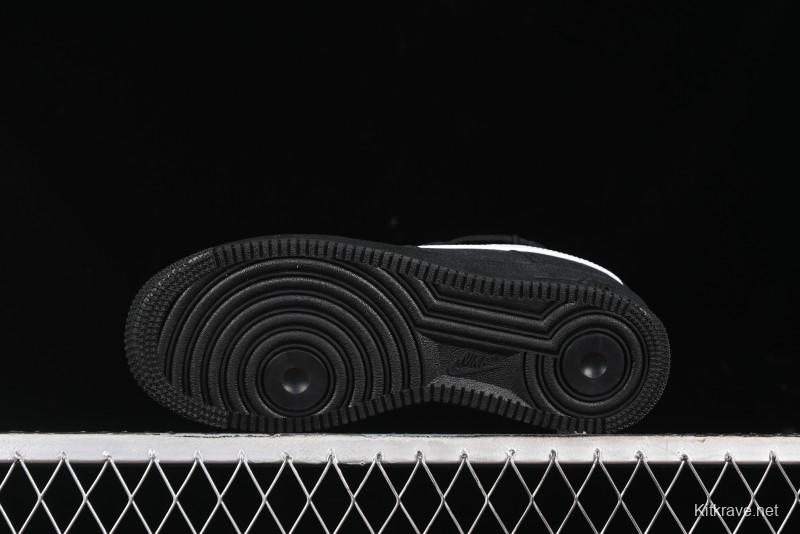 Nike Air Force 1 '07 Low White Black Starry Full Diamond Lace-Up Low-Top Casual Sneakers - ZH0316-032