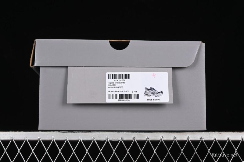 Balenciaga Runner Kith Four Color Retro Casual Shoes - W3RMU0150