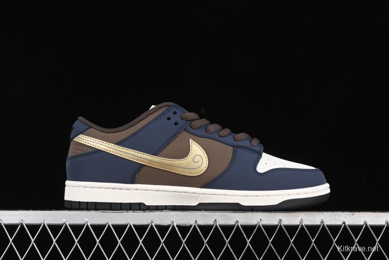 Nike SB Dunk Low Black Myth Wukong Colorway Low-Top Casual Skateboarding Shoes - MU0232-369