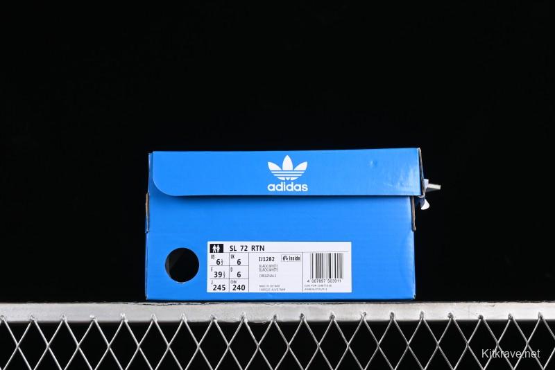 Adidas Originals SL 72 RTN Retro Running Shoes with Ecotex Tongue and EVA Midsole - IJ1282