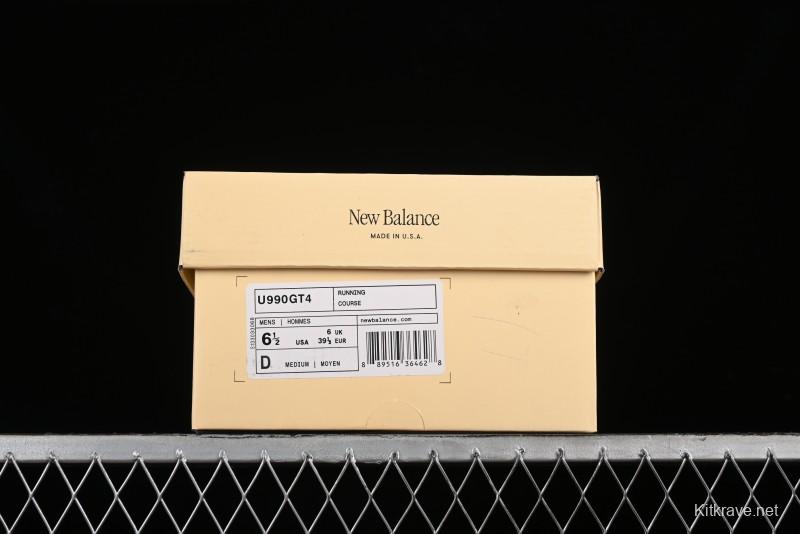 New Balance 990 Series Premium Made in USA Retro Running Shoes - M990GT4