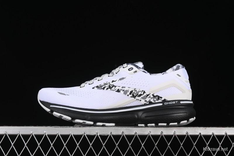 Brooks Ghost 15 Running Shoes with DNA LOFT V2 Cushioning and Breathable Air Mesh - 1103931D149