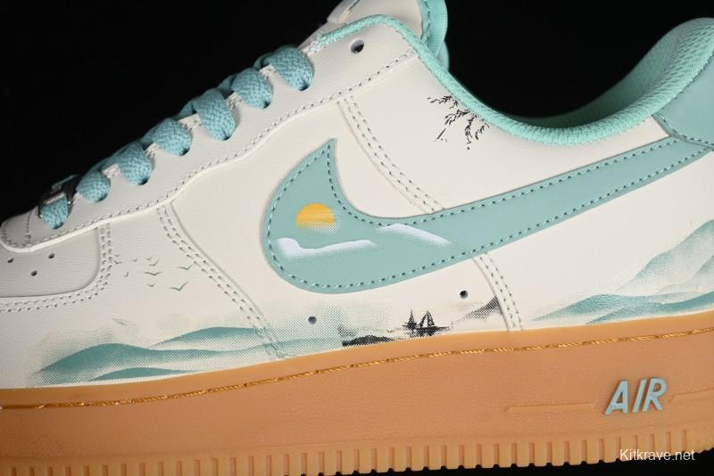 Nike Air Force 1 '07 Low Green Hill Casual Sneakers - XC2351-550