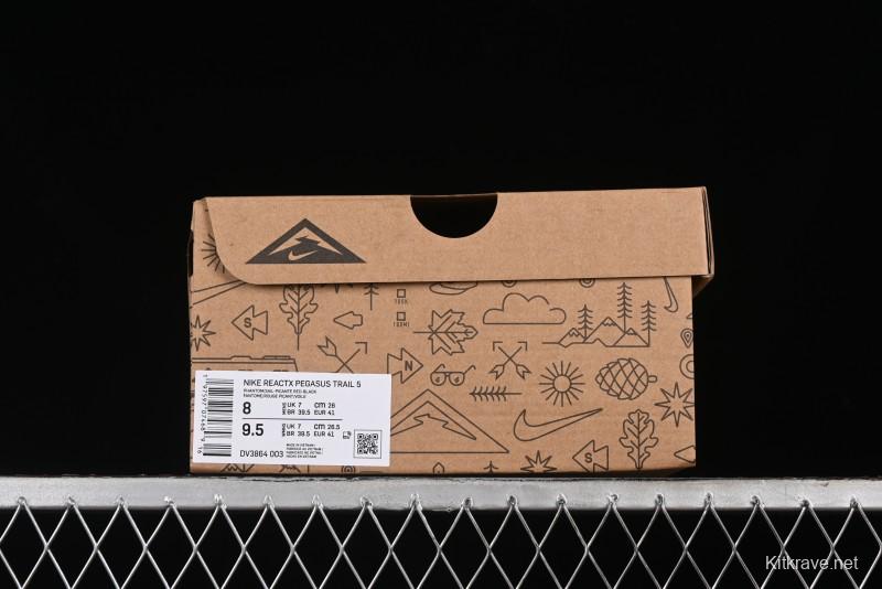 Nike Pegasus Trail 5 Lightweight Comfortable Durable Low-Top Running Shoes - DV3864-003