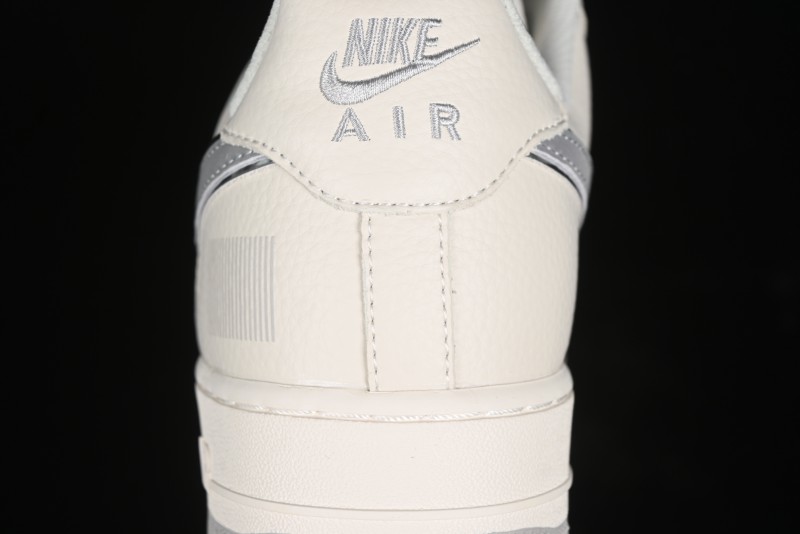 Nike Air Force 1 '07 Low QR Code Light Grey Starry Casual Sneakers - CU1836-963