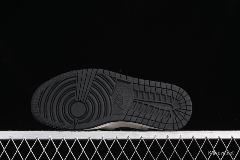 Nike Air Jordan 1 Low AJ1 Marvel Collaboration - Batman Custom High-End Low-Top Basketball Shoes - SJ6650-011