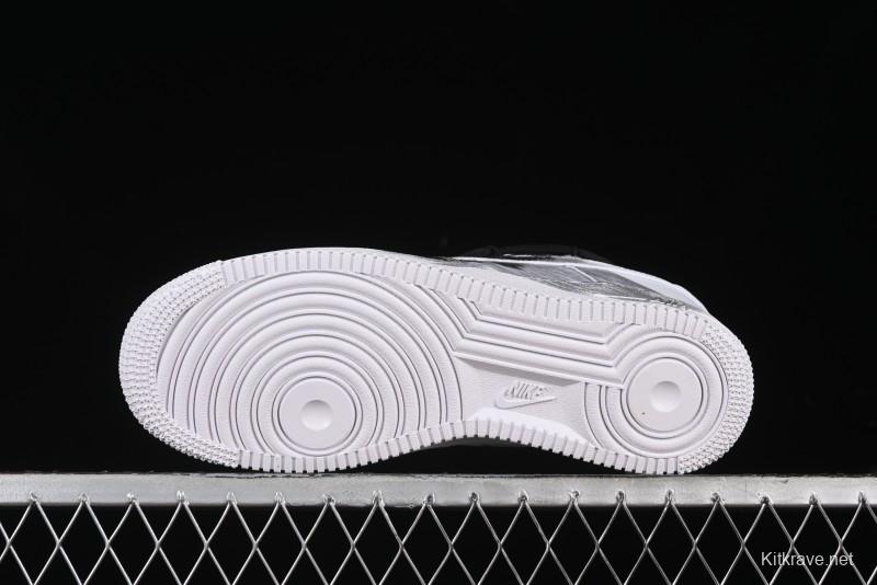 Nike Air Force 1 '07 Low Storm Graffiti Low-Top Casual Sneakers - DD2024-010