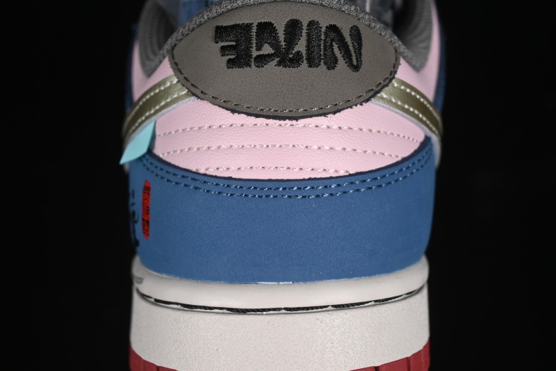 Nike Dunk Low Retro Deconstructed Casual Sneakers with Cloud and Dragon Patterns Inspired by Black Myth: Wukong Game - DV2433-109